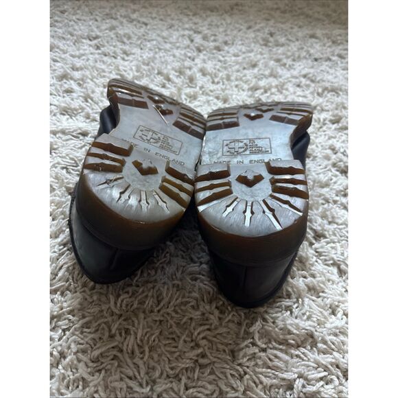 VTG Dr. Martens 8053 Brown Leather Oxfords Dress Shoes England US Mens 11 UK 10 - Picture 8 of 14